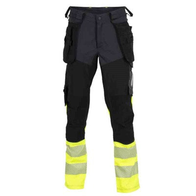 Håndverksbukse BS Gjøvik 4-V HiVis kl.1 (612421)