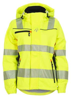 Softshelljakke dame BS Gjøvik HiVis kl.3 (27302580)