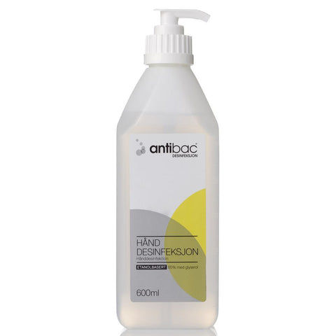 HÅNDDESINFEKSJON ANTIBAC 85% 600ML PUMPEFLASKE (229607)