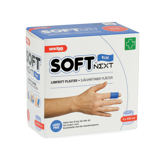 Soft NEXT limfritt plaster blå (012343)