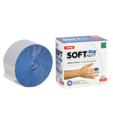 Soft NEXT limfritt plaster blå (012343)