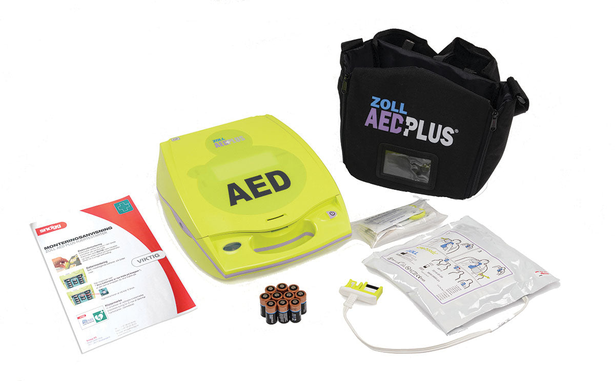 Hjertestarter AED Plus komplett (222114)