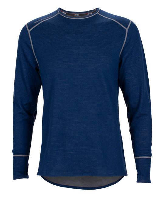 MAJAVATN TRØYE 2-LAGS MERINO BLÅ (832124450)