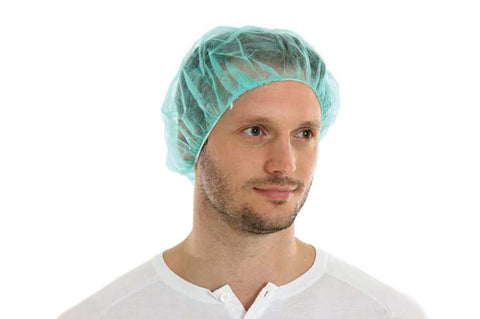 HÅRNETT GRØNT ONE SIZE, 100 STK (017055040)