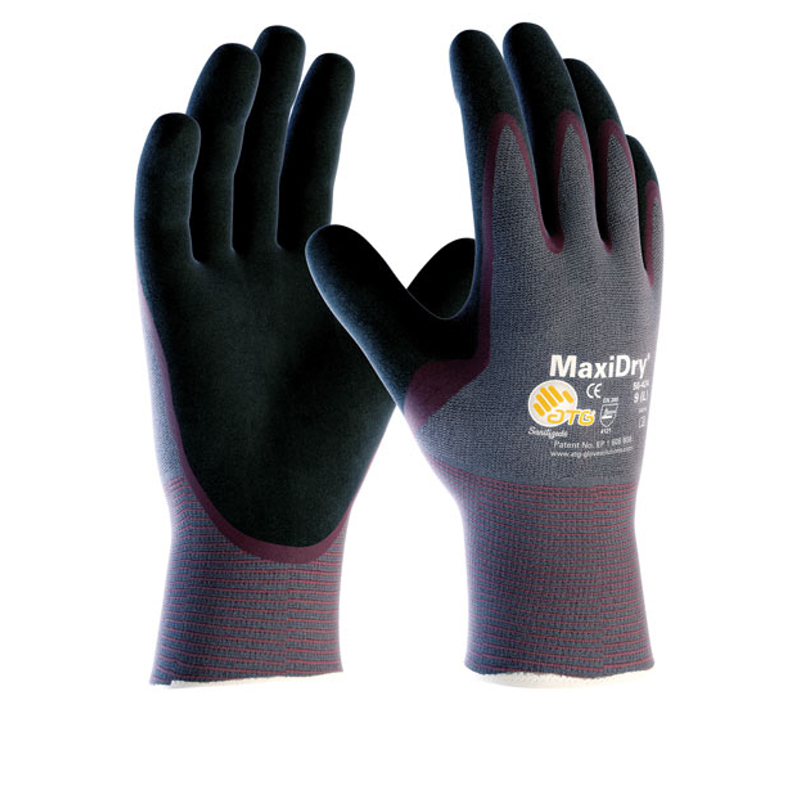 NITRILHANSKE ATG MAXIDRY FINGERDYPPET, PAR (56424)