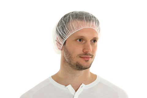 HÅRNETT HVIT ONE SIZE, 100 STK (017055000)