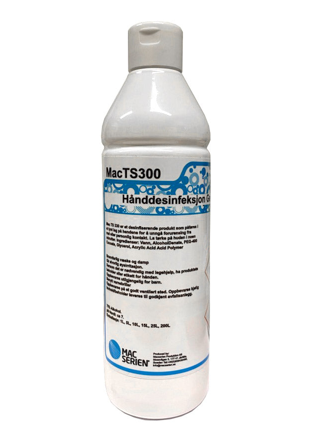 HÅNDDESINFISERING GEL 75% 0,5L