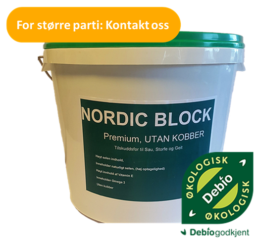 NORDIC BLOCK PREMIUM UTEN KOBBER, 20KG